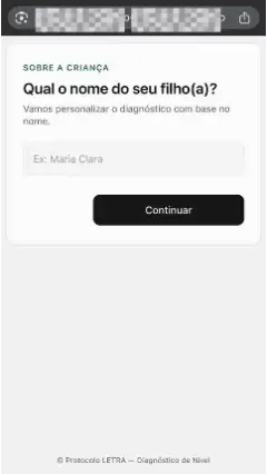 Diagnóstico de nível do Protocolo LETRA
